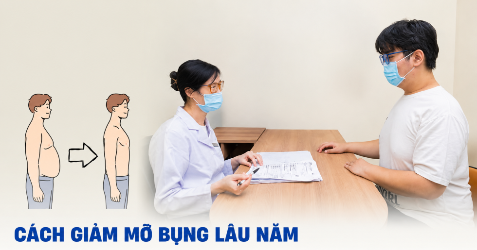 cách giảm mỡ bụng lâu năm