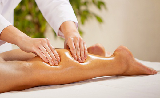 massage giúp giảm béo bắp chân